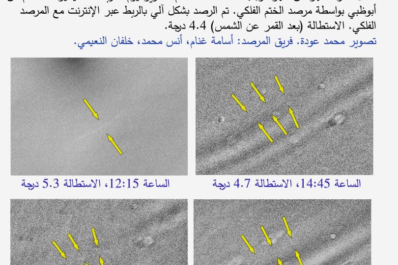 الرقم القياسي لأقل استطالة لهلال يصور من العالم الإسلامي